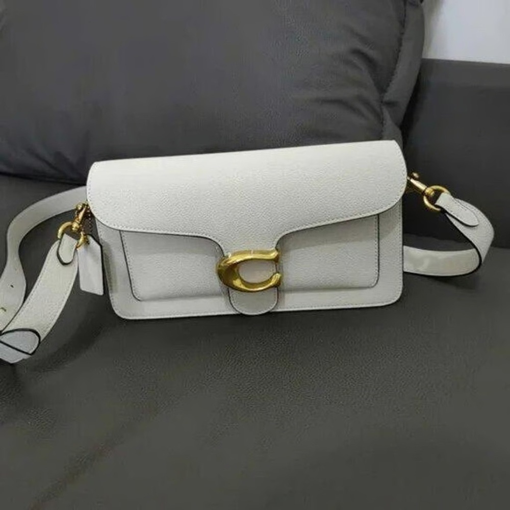 Coach Tabby Shoulder Bag 26 white